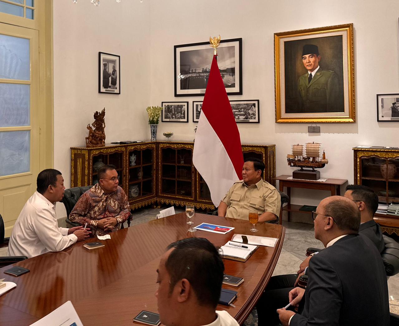Prabowo Kumpulkan Pejabat Negara Bahas Stabilitas Ekonomi dan Politik Nasional. (Foto/istimewa)