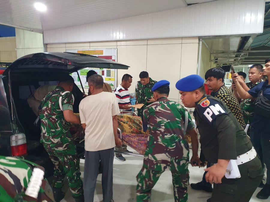 Prada Zeni Marpaung ditemukan gugur di Padang Panjang. (Foto/doc. TNI)