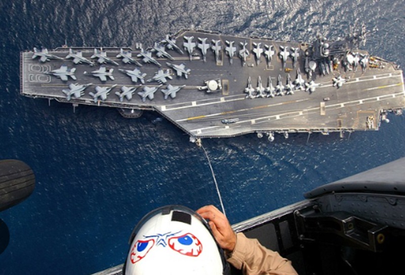 Ilustrasi Kapal Induk AS (Foto/Pixabay)