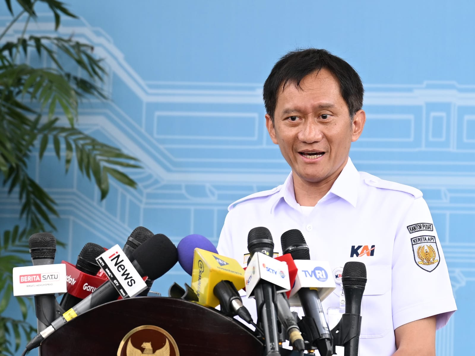 Direktur Utama PT Kereta Api Indonesia, Bobby Rasyidin. (BeritaNasional/Kris - Biro Pers Sekretariat Presiden)