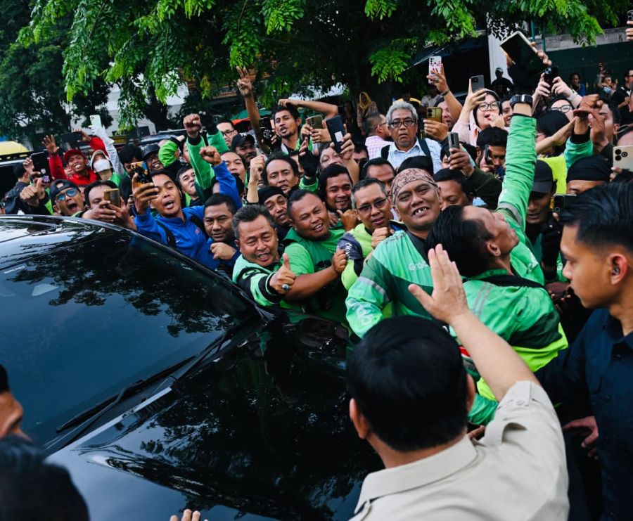 Presiden Prabowo saat meresmikan Stasiun Tanah Abang Baru, Jakarta, Selasa (4/11/2025). (Foto/Laily Rachev - Biro Pers Sekretariat Presiden)