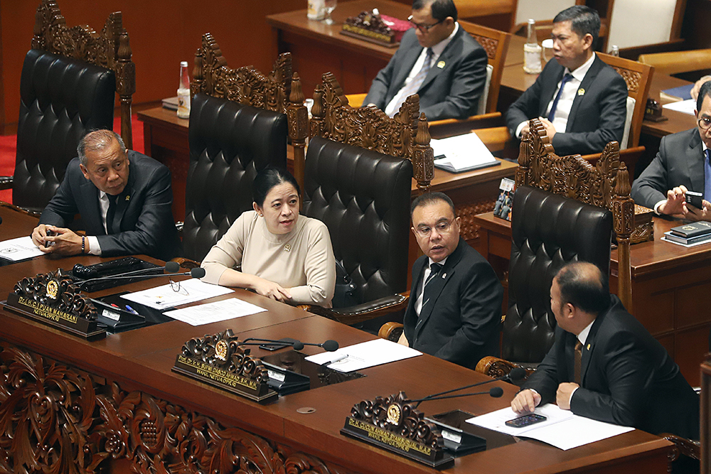 Rapat Paripurna Ke-7 Masa Persidangan II Tahun Sidang 2025-2026. (BeritaNasional/Elvis Sendouw)