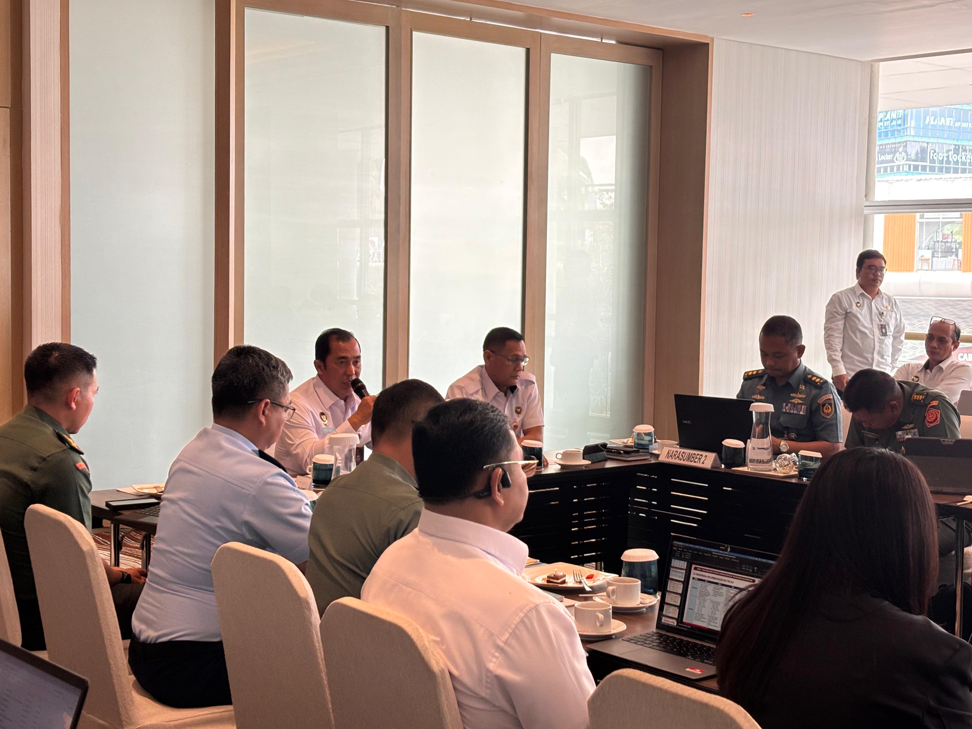 Kemenko Polkam melaksanakan rakor untuk membahas rencana pembangunan kekuatan TNI selama 2025–2029. (Foto/Istimewa)