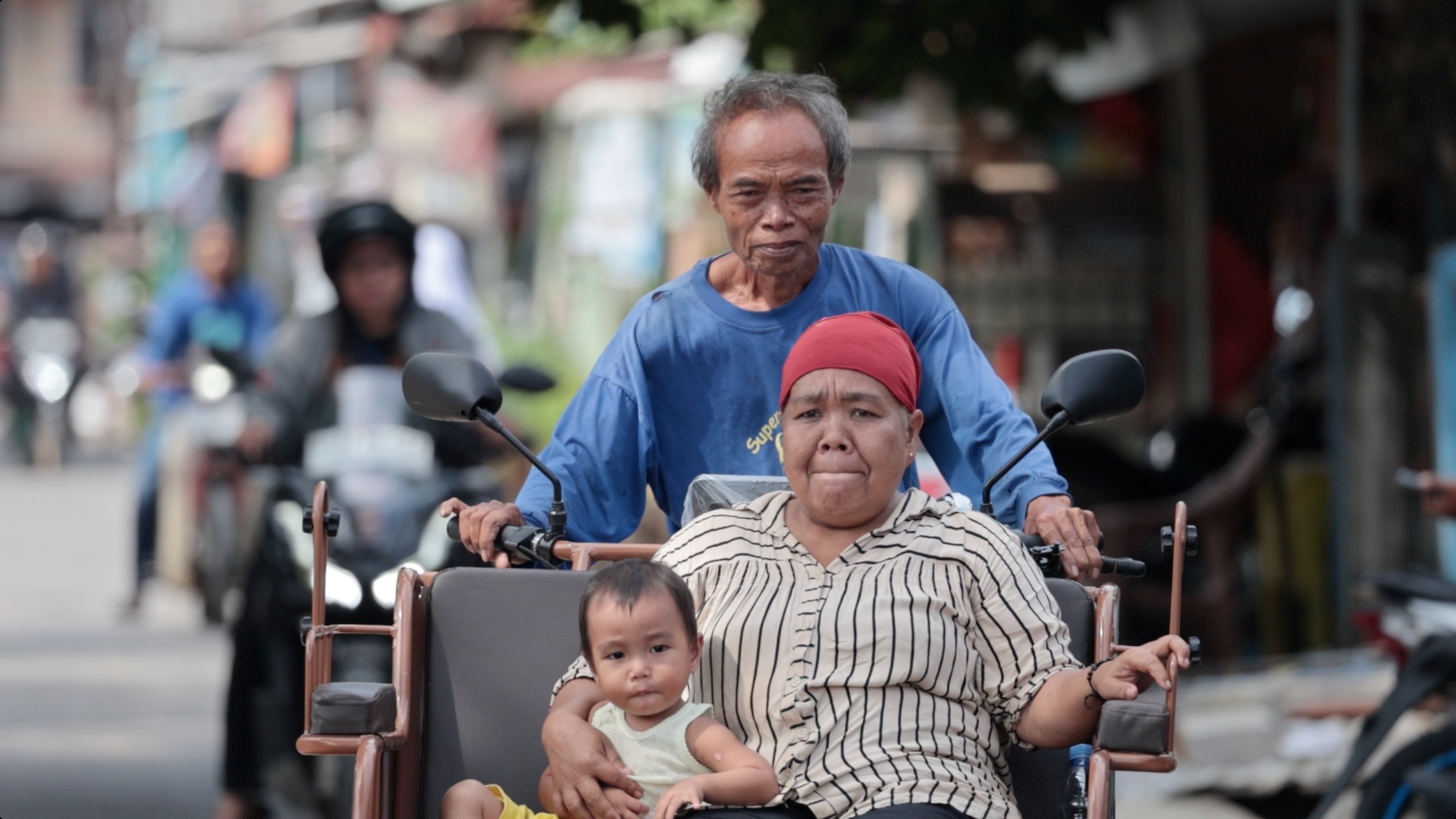 Becak listrik bantuan Presiden Prabowo Subianto. (Foto/doc. Setkab)