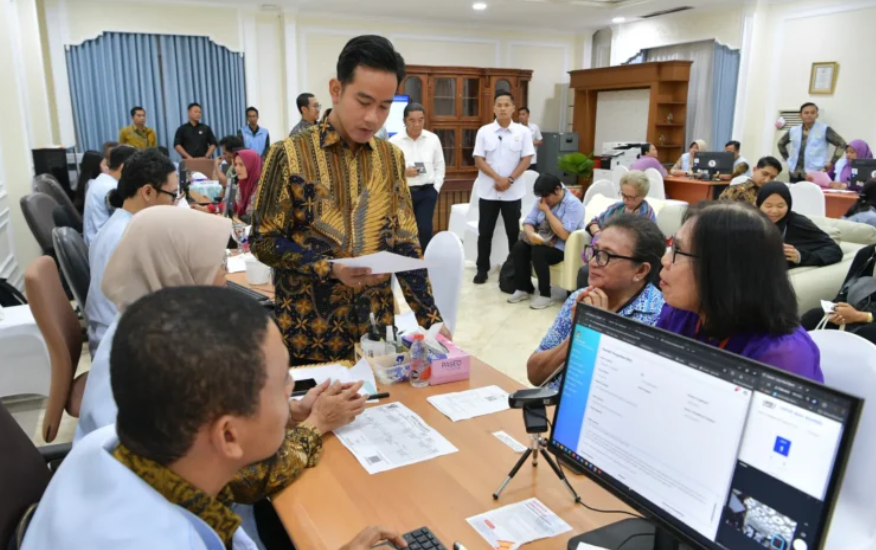 Satu tahun Lapor Mas Wapres, 16.505 laporan masuk ke Gibran. (Foto/BPMI Setwapres)