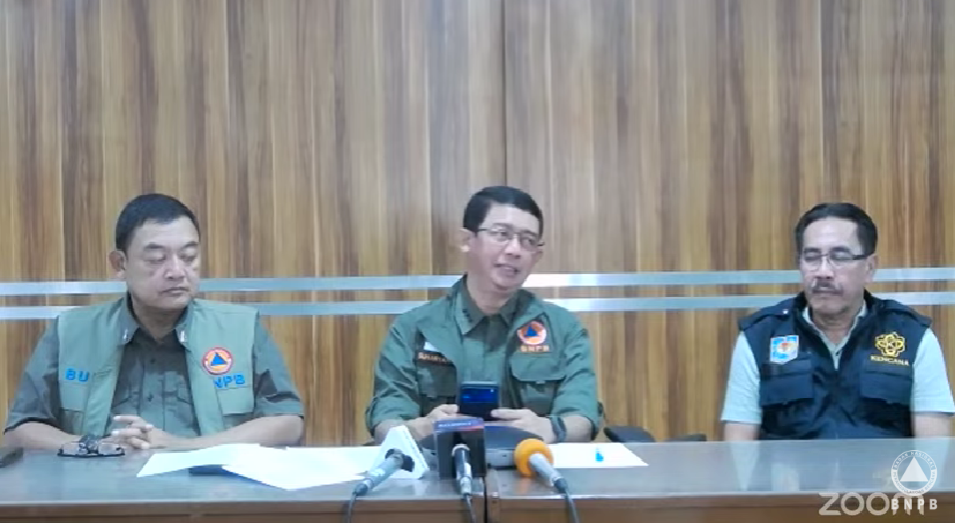 Update penanganan bencana banjir, banjir bandang, dan longsor wilayah Provinsi Aceh, Sumatra Utara, dan Sumatra Barat. (Foto/Tangkapan Layar)