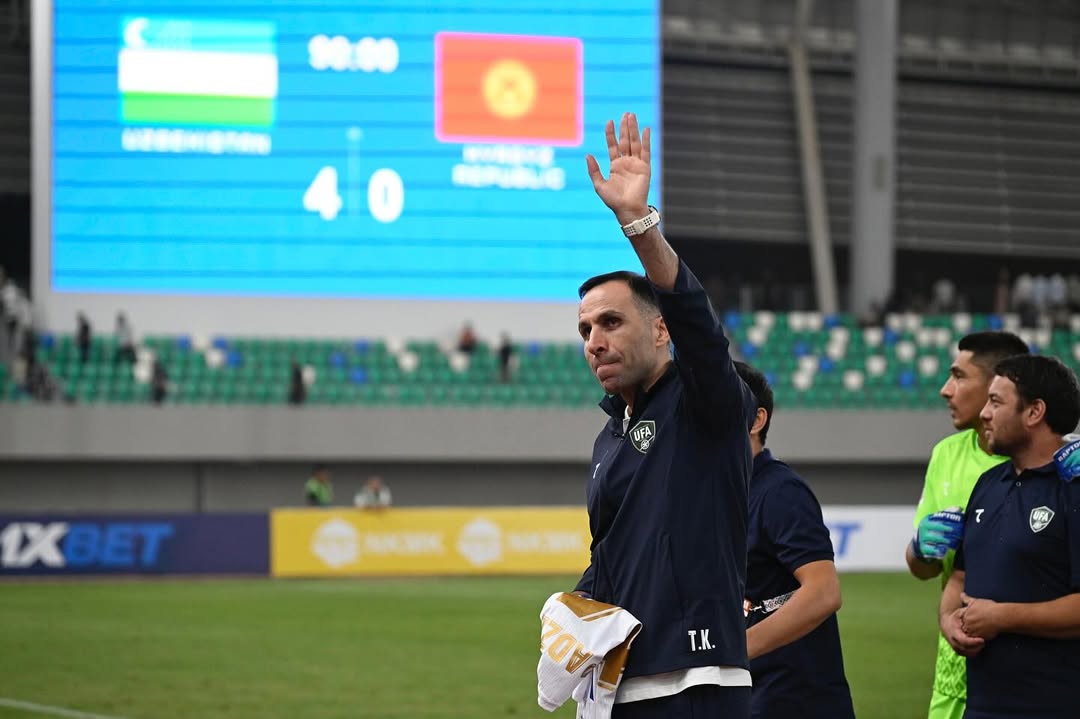 Timur Kapadze resmi mengumumkan pengunduran dirinya dari posisi asisten pelatih tim nasional Uzbekistan. (Foto/instagram timurkapadze18).