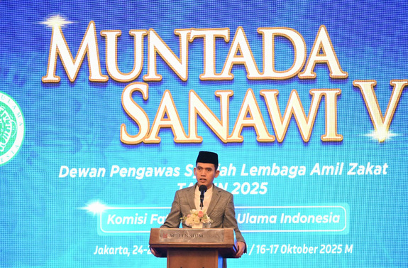 Ketua Bidang Fatwa MUI Asrorun Niam Sholeh dalam sebuah kegiatan. (Foto/Dok MUI)