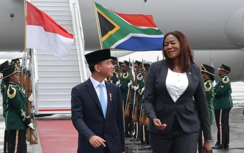Wapres Gibran Rakabuming di Afrika Selatan (Foto/Setpres)