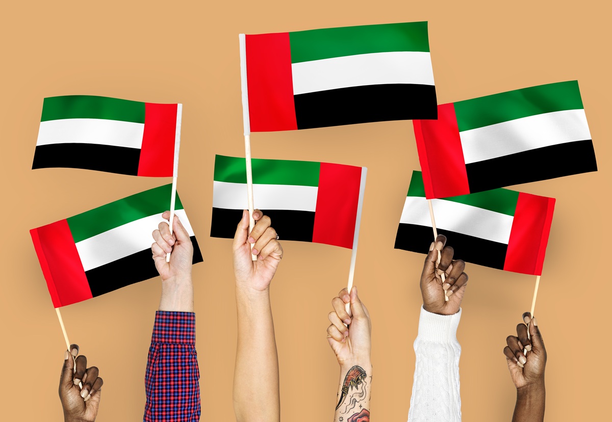 Ilustrasi bendera UEA. (Foto/Freepik)