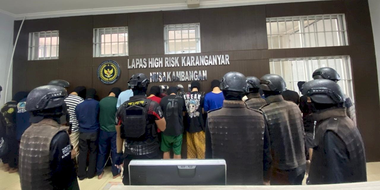 32 narapidana high risk dipindahkan ke Nusakambangan-Lapas High Risk Karanganyar Nusakambangan. (BeritaNasional/Ditjenpas)