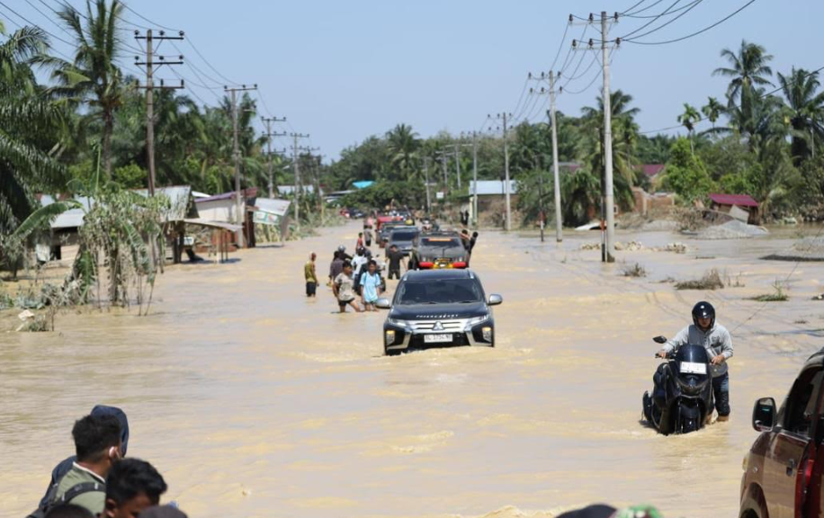 Suasana wilayah Kabupaten Aceh Tamiang. (Foto/doc. Polri)