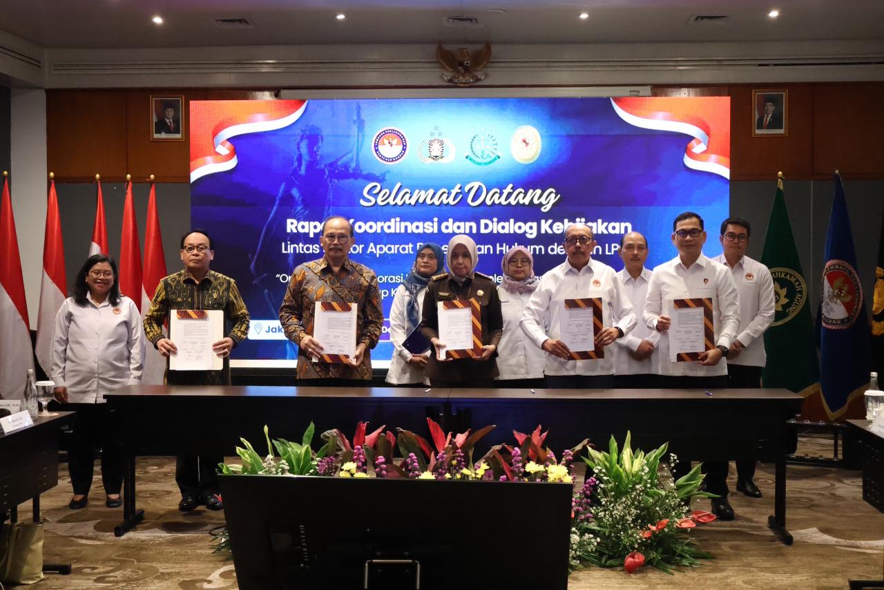 Atasi kendala pelaksanaan restitusi, LPSK jalin kerja sama dengan Polri, Kejaksaan Agung dan MA. (BeritaNasional/LPSK)