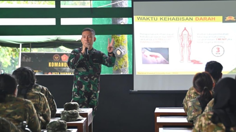 Dokter Militer Menlatpur Kostrad Kapten Ckm dr. Jeffri Ginting (Foto/Kemhan)
