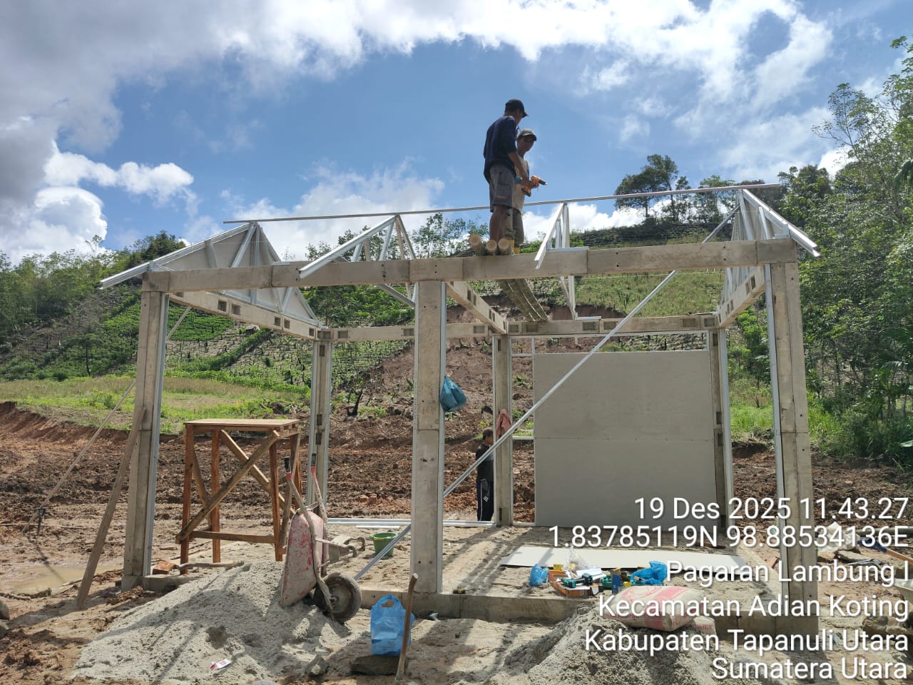 BNPB Dorong Percepatan Huntap Tapanuli Utara. (Foto/BNPB)