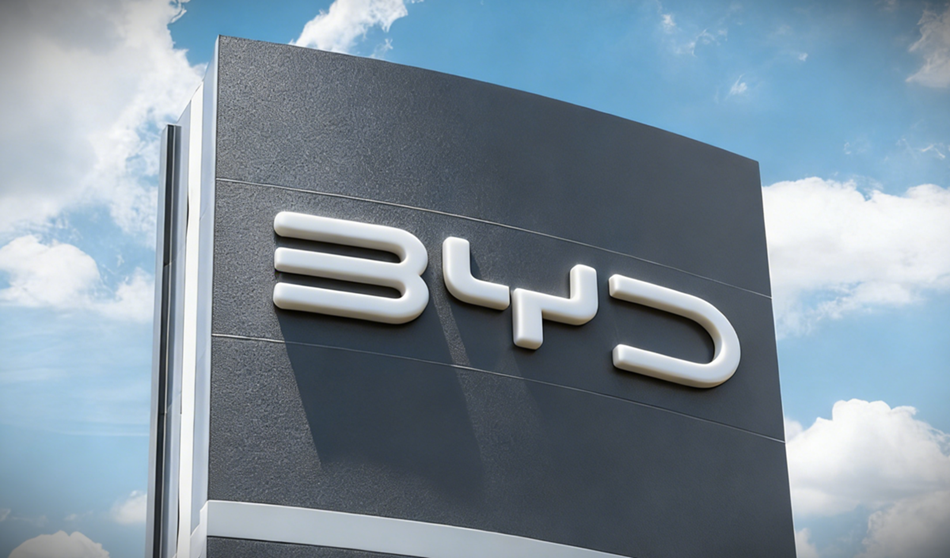 Logo BYD. (Foto/CarNewsChina)