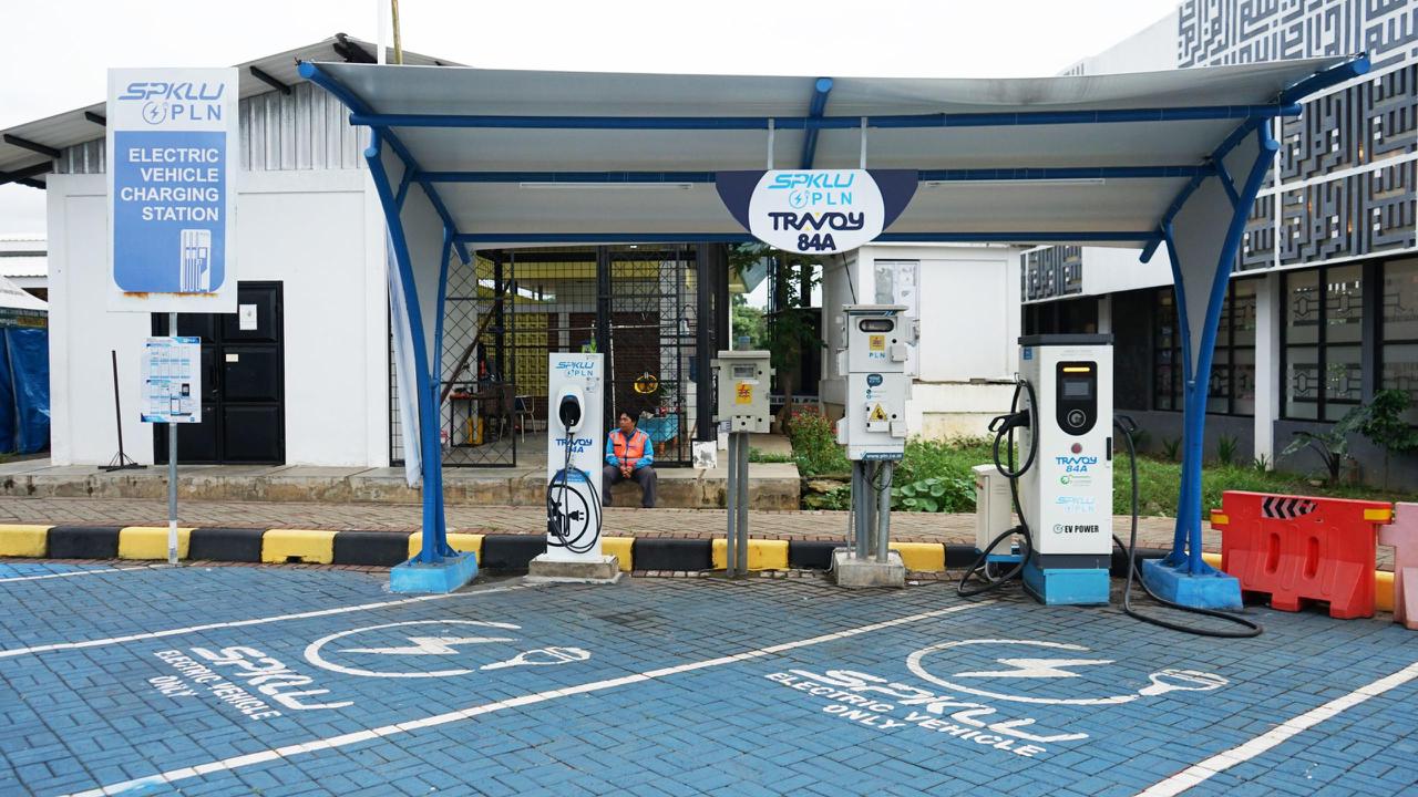 107 SPKLU Fast Charging Siap Sambut Libur Natal 2025 dan Tahun Baru 2026. (Foto/Jasa Marga)