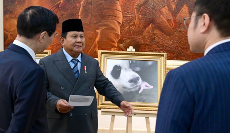 Prabowo menerima kunjungan Ketua MPR China (Foto/PBMI)