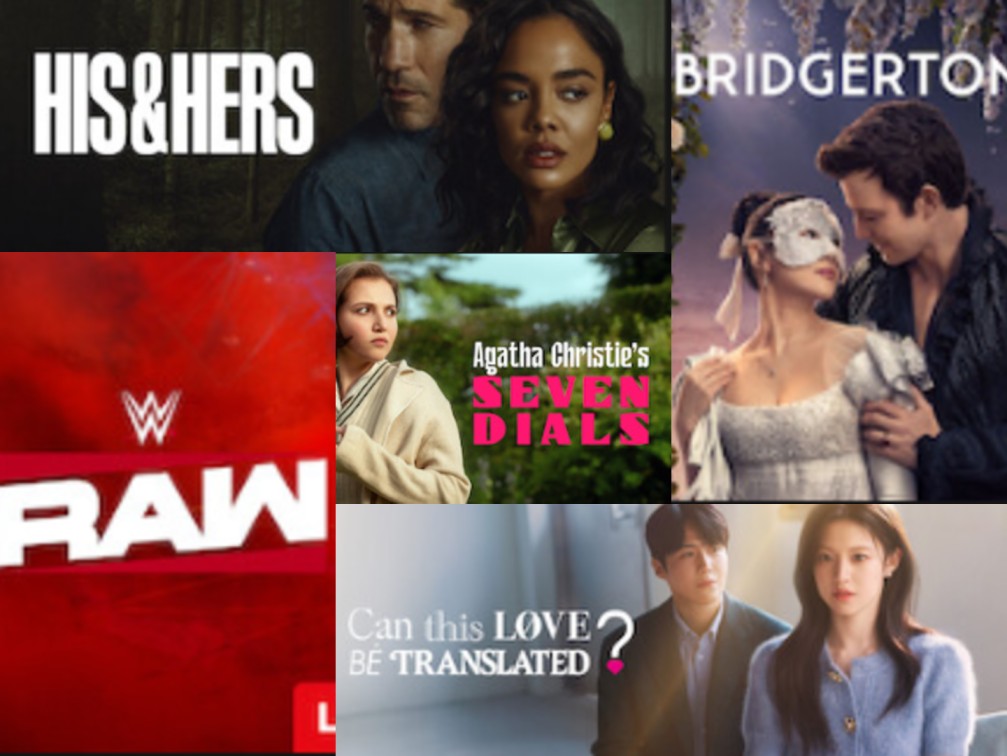 Daftar film dan tayangan baru Netflix Januari 2026, Can This Love Be Translated? hingga Bridgerton Season 4. (BeritaNasional/Kolase/Netflix)