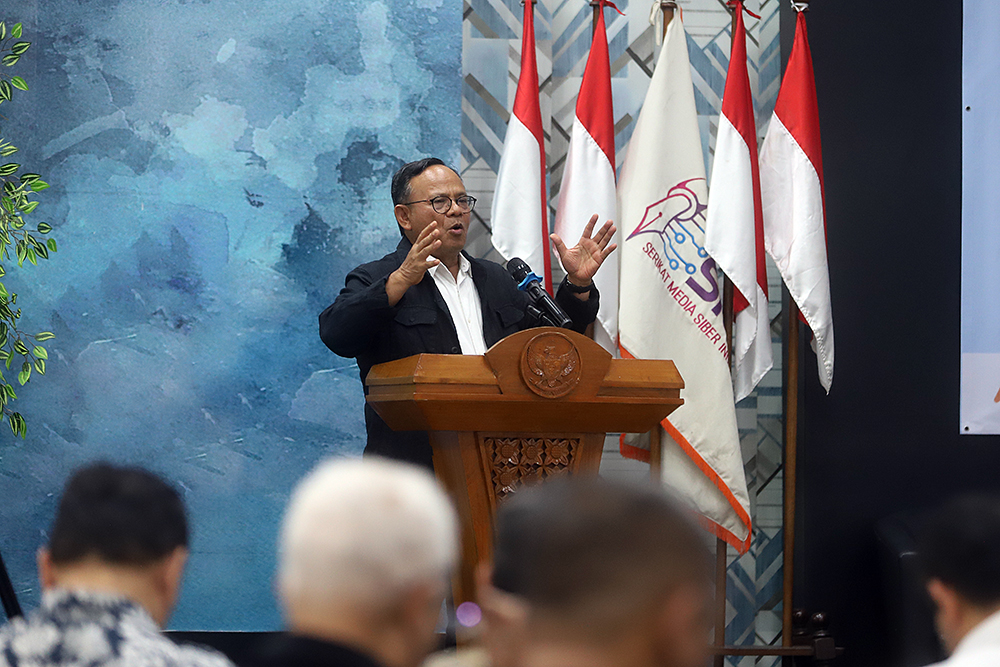 Dewan Pers gelar Dialog Nasional Refleksi Akhir Tahun 2025 dengan tema "Media Baru Menuju Pers Sehat". (BeritaNasional/Elvis Sendouw)