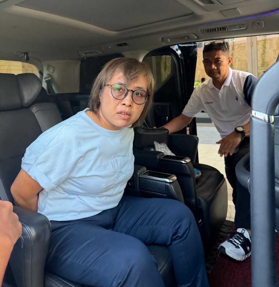 Momen buronan Interpol Dewi Astutik ditangkap. (Foto/doc. BNN)