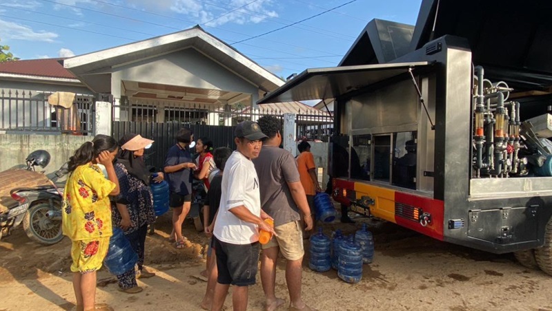 Distribusi air bersih masuk ke Sibolga dan Tapteng (Beritanasional/Bachtiar)