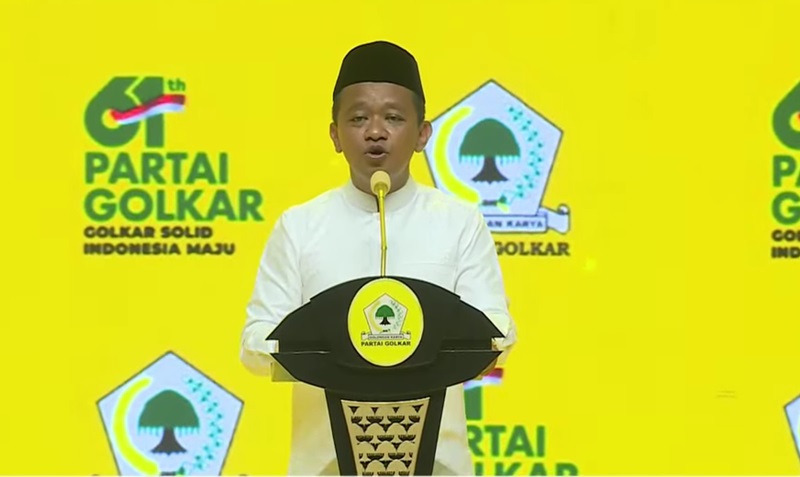 Ketua Umum Partai Golkar Bahlil Lahadalia (Foto/Youtube DPP Partai Golkar)