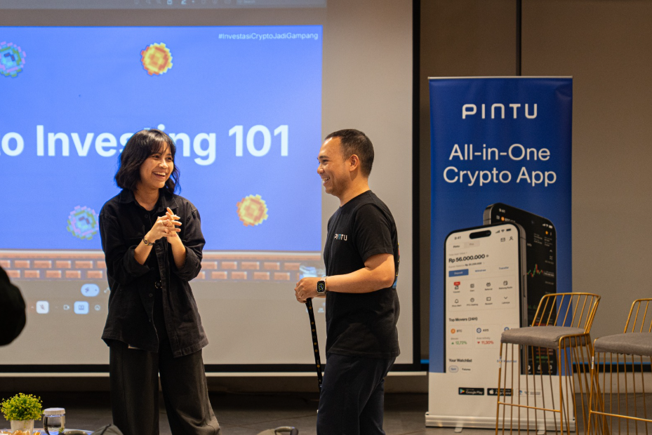 PINTU berbagi wawasan crypto ke karyawan tiket.com. (Foto/doc. Pintu)