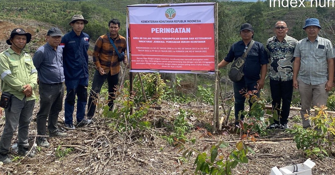 Gakkum Kehutanan mengusut 12 pihak terkait kerusakan DAS di Tapanuli. (Foto/Dok Gakkum Kehutanan)