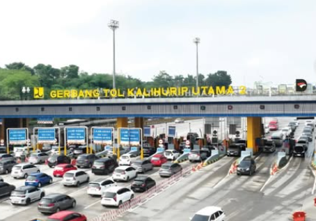 H-2 Natal, 5 ruas tol ini catat kenaikan volume kendaraan hingga 45 persen. (BeritaNasional/Instagram Jasa Marga)