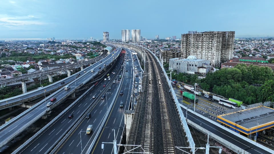 Ruas jalan tol MBZ. (Foto/Jasa Marga)