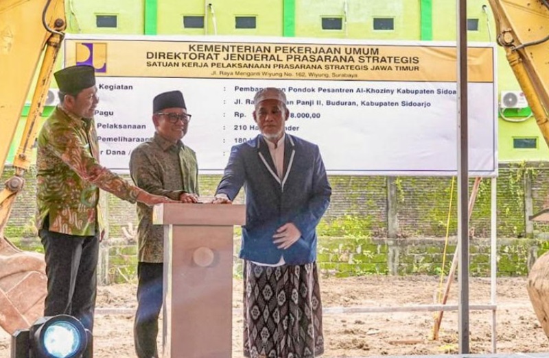 Cak Imin hadiri groundbreaking rekonstruksi Pondok Pesantren Al Khoziny (Beritanasional/Ahda)