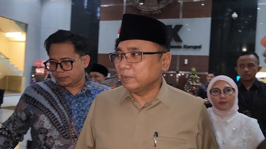 Mantan Menteri Agama, Yaqut Cholil Qoumas alias Gus Yaqut, memenuhi panggilan penyelidik Komisi Pemberantasan Korupsi (KPK), Jakarta, Kamis (7/8/2025). (Beritanasional.com/Panji Septo)