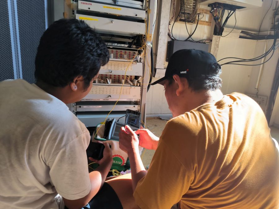 Jaringan Indosat mulai pulih usai banjir dan longsor di Aceh–Sumatra. (Foto/doc. IOH)