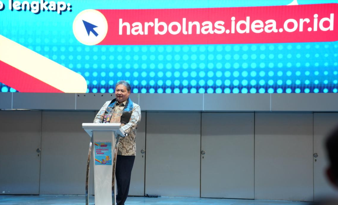 Menko Perekonomian Airlangga Hartarto peluncuran dan konferensi pers Harbolnas 2025. (Foto/Dok Kemenko Perekonomian)