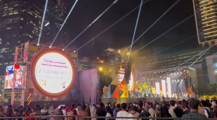 Kemeriahan acara Tahun Baru 2026 di Jakarta. (Foto/istimewa).