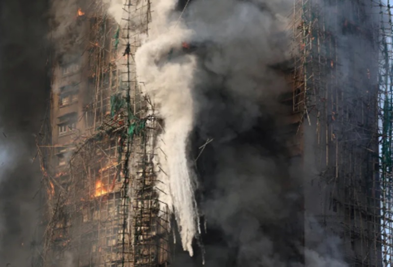 Kebakaran di Hong Kong (Foto/Hardwarezone)