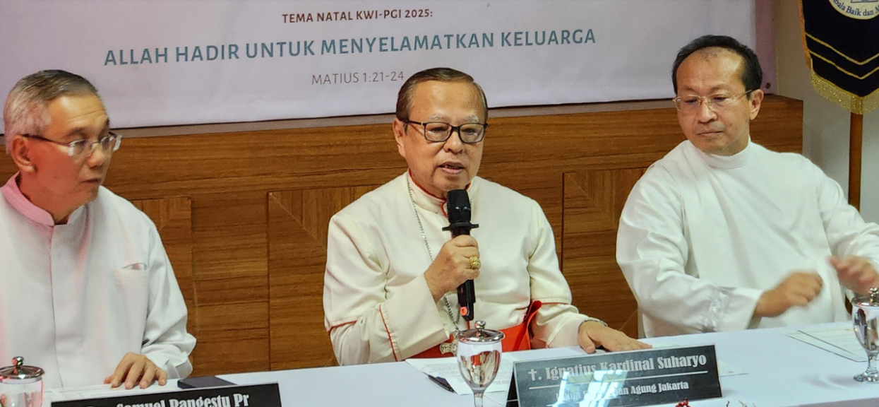 Uskup Agung Jakarta Ignatius Kardinal Suharyo. (Beritanasional/Panji Septo)