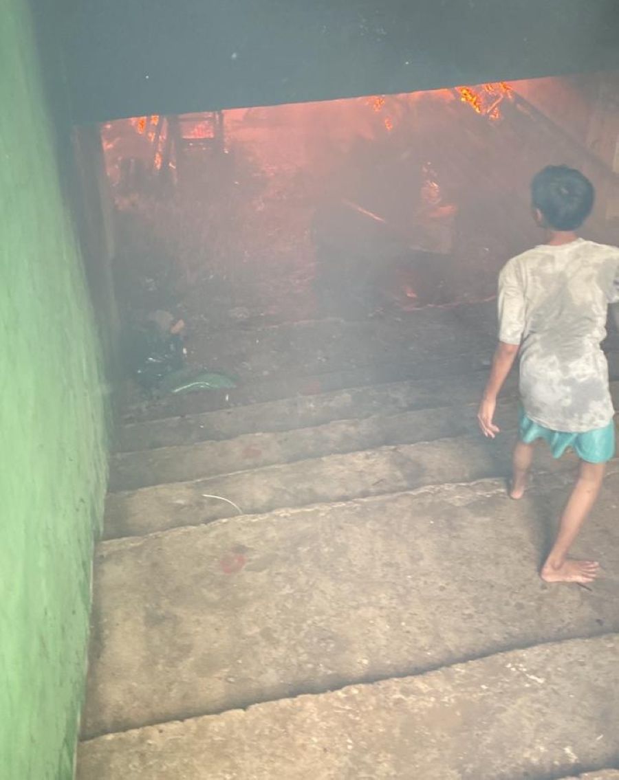 kebakaran di Pondok Pesantren Al Mawaddah, Ciganjur, Jagakarsa, Jakarta Selatan. (Foto/Ist)