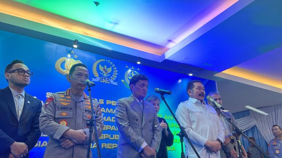 Momen penandatanganan MoU Polri dan Kejagung perkuat Implementasi KUHP dan KUHAP. (BeritaNasioanl/Bachtiarudin Alam)