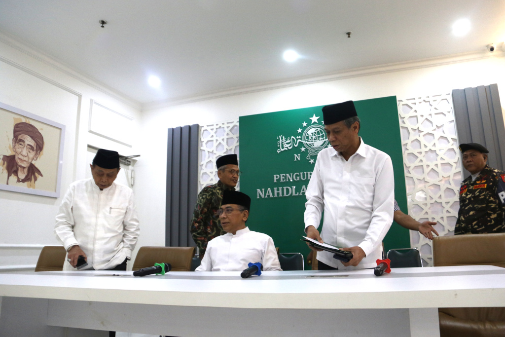 Ketua Umum PBNU Yahya Cholil Staquf. (BeritaNasional/Oke Atmaja)