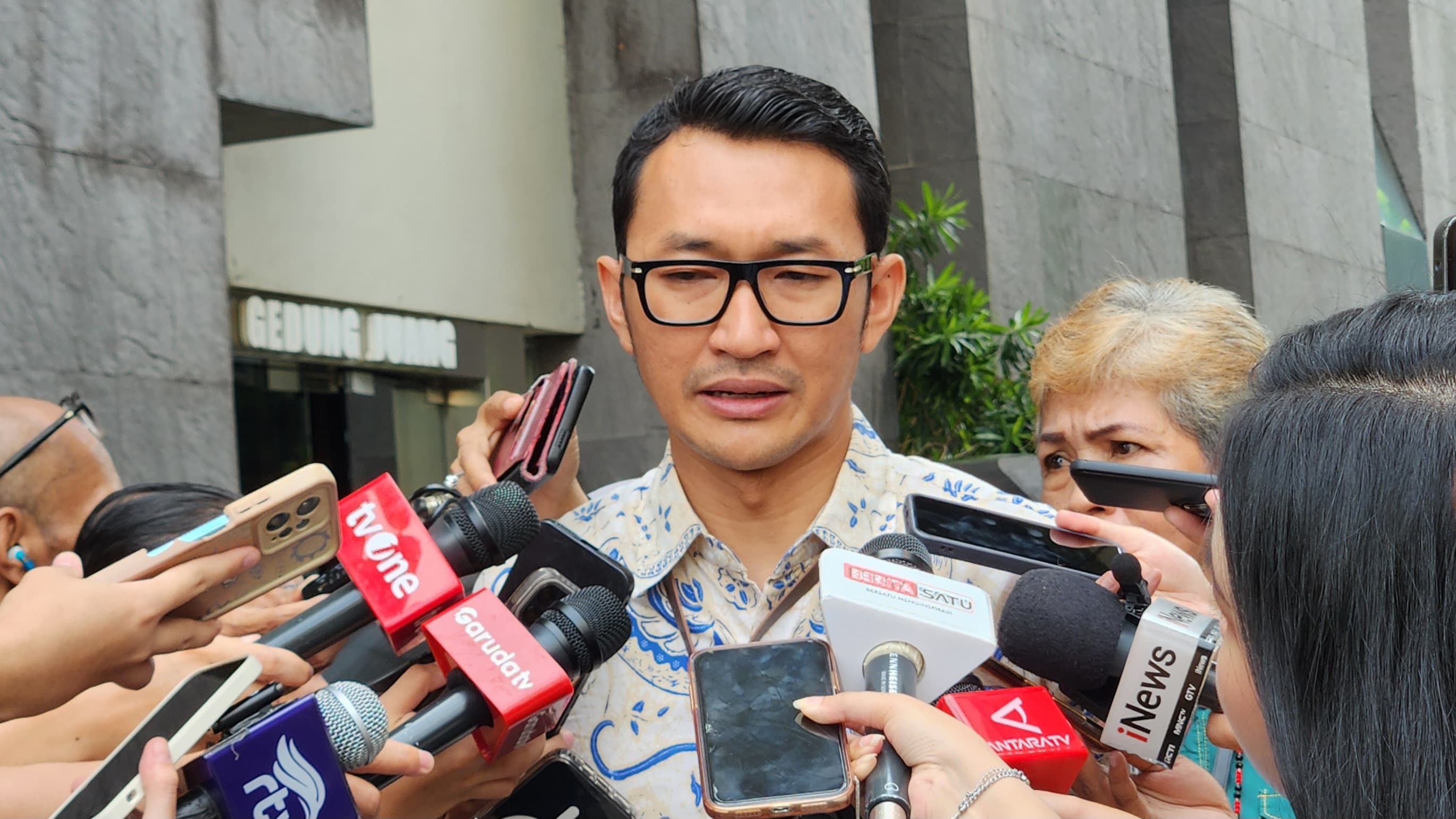 Juru Bicara KPK Budi Prasetyo. (BeritaNasional/Panji).