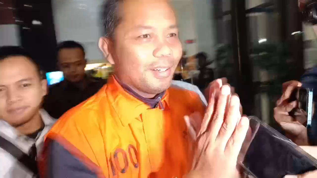Kepala Seksi Perdata serta Tata Usaha Negara Kejari HSU Tri Taruna Fariadi ditetapkan sebagai tersangka. (BeritaNasional/Panji)