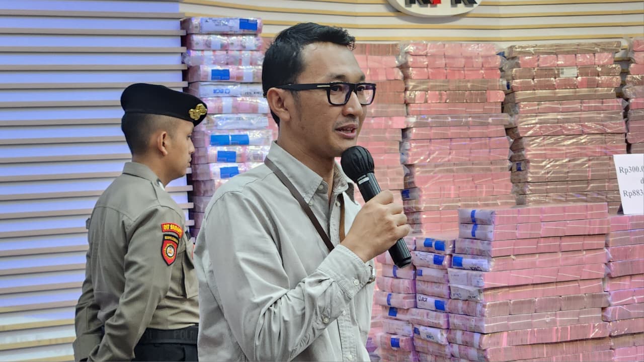 KPK: angka Rp 2,7 triliun di kasus Konawe Utara masih estimasi awal. (BeritaNasional/Panji).