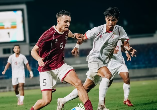 Timnas Indonesia vs Myanmar. (Foto/Timnas Indonesia)