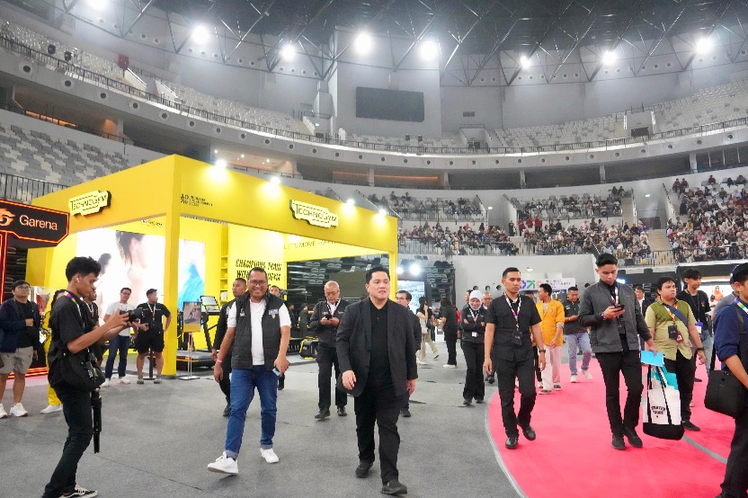 Menpora Erick Thohir meninjau ISS 2025. (Foto/Dok Kemenpora)