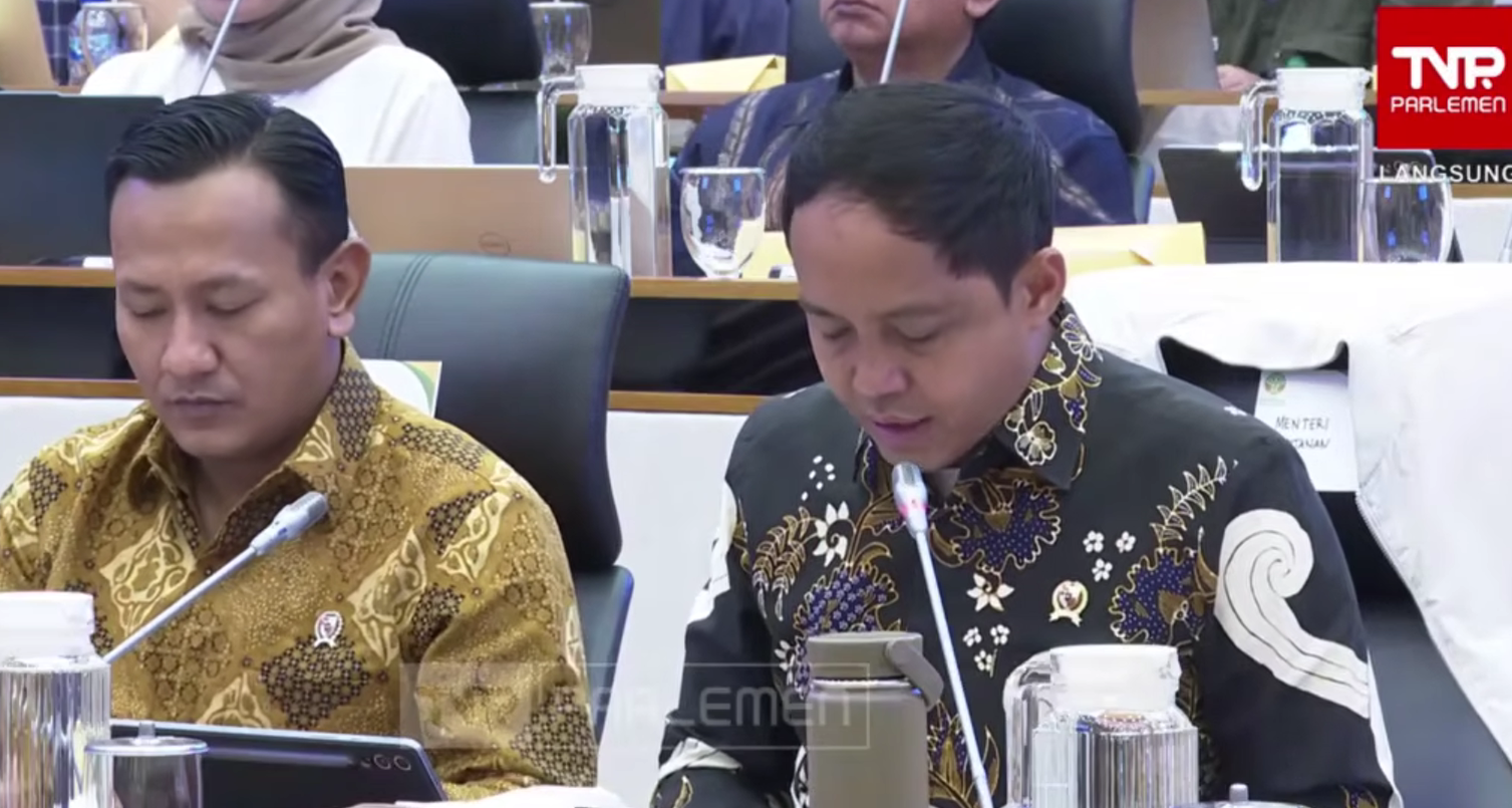 Menteri Kehutanan Raja Juli Antoni (Foto/TV Parlemen)