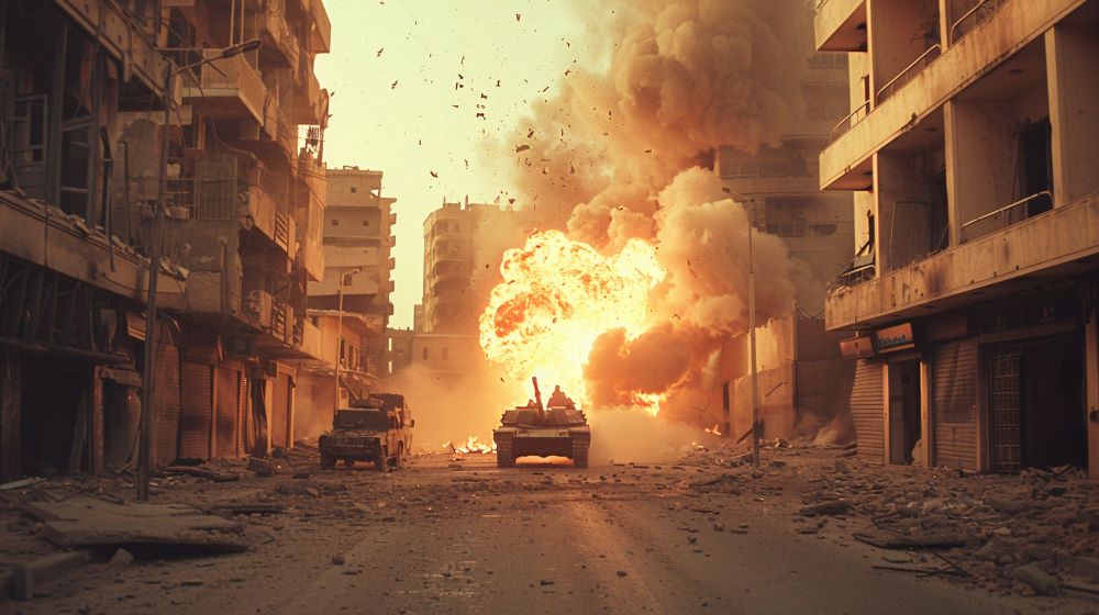 Ilustrasi gempuran AS terhadap ISIS. (Foto/Freepik)
