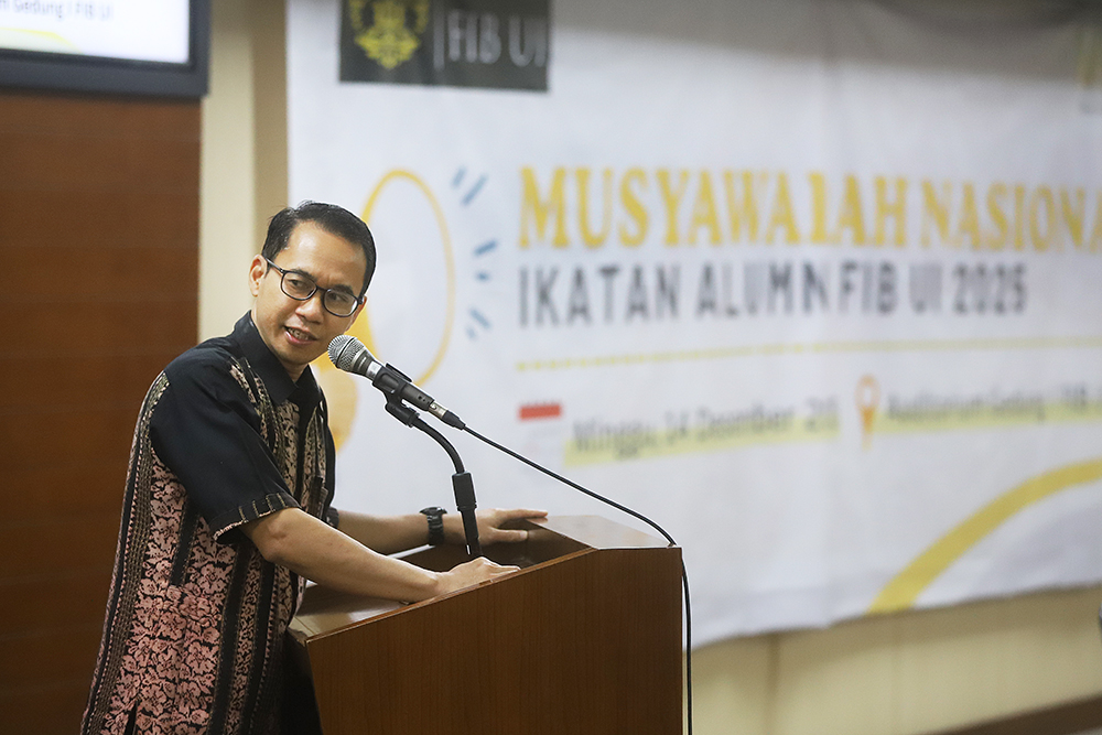 Musyawarah Nasional (Munas) Ikatan Alumni (Iluni) FIB UI dengan agenda utama pemilihan Ketua Umum yang baru. (BeritaNasional/Elvis Sendouw)