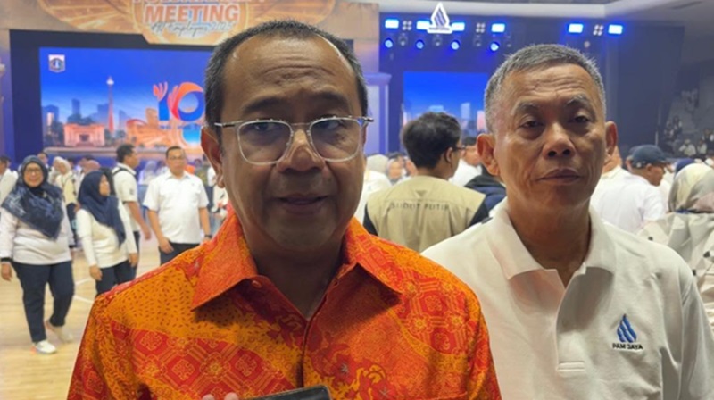 Direktur Utama PAM JAYA Arief Nasrudin (Beritanasional/Lydia)